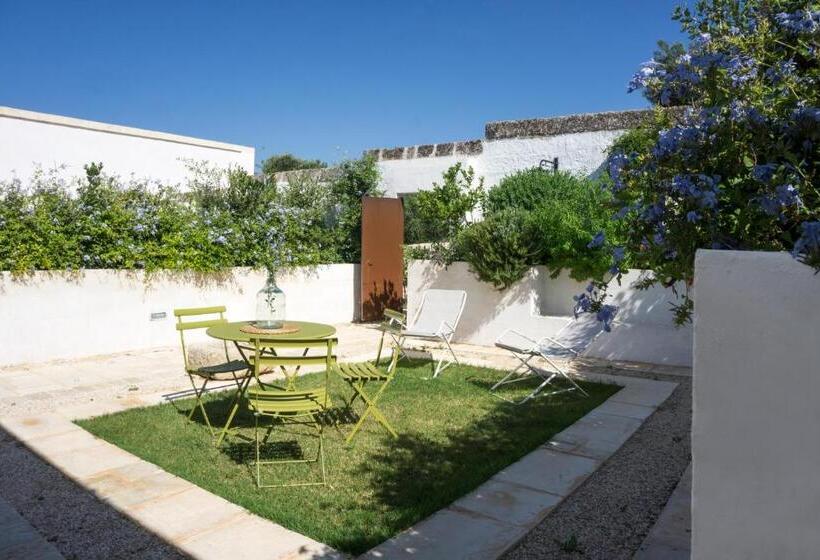 带1个卧室带花园景观的公寓, Masseria Capece