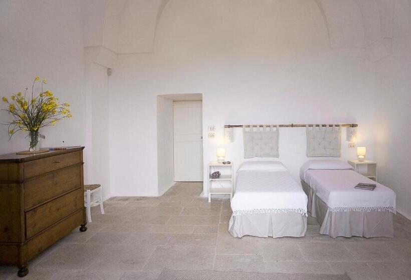 带按摩浴盆的套房, Masseria Capece