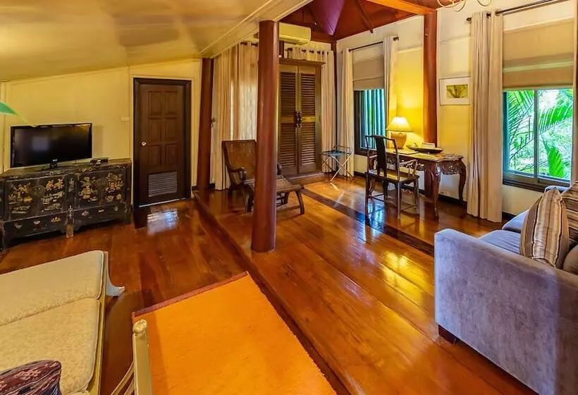 اتاق لوکس با چشم‌انداز باغ, Ban Kaew Villas