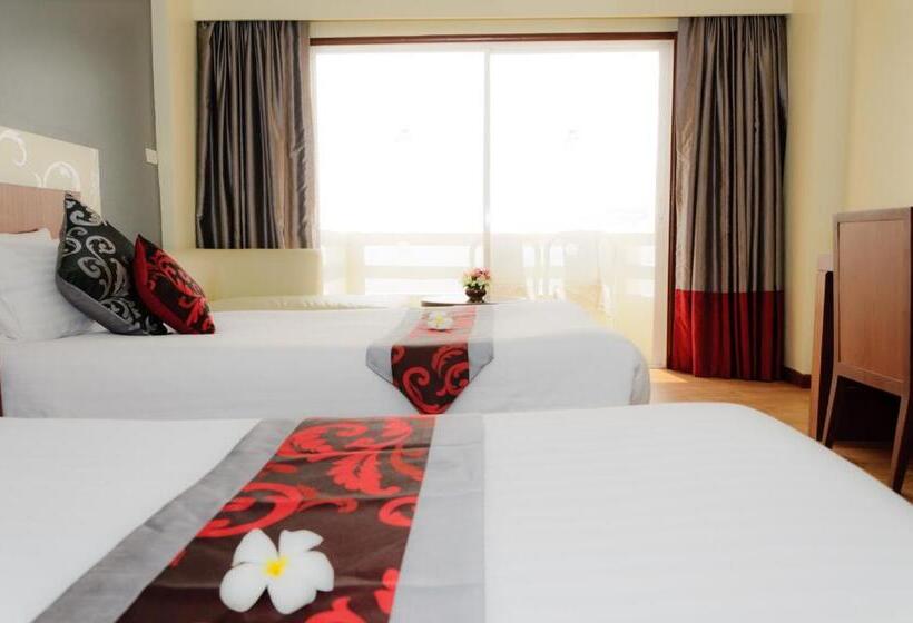 اتاق لوکس با چشمانداز دریا, Grand Jomtien Palace Hotel   Sha Extra Plus