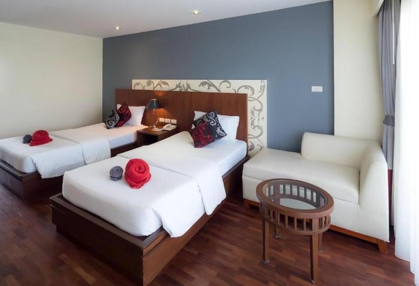 اتاق لوکس با چشمانداز دریا, Grand Jomtien Palace Hotel   Sha Extra Plus