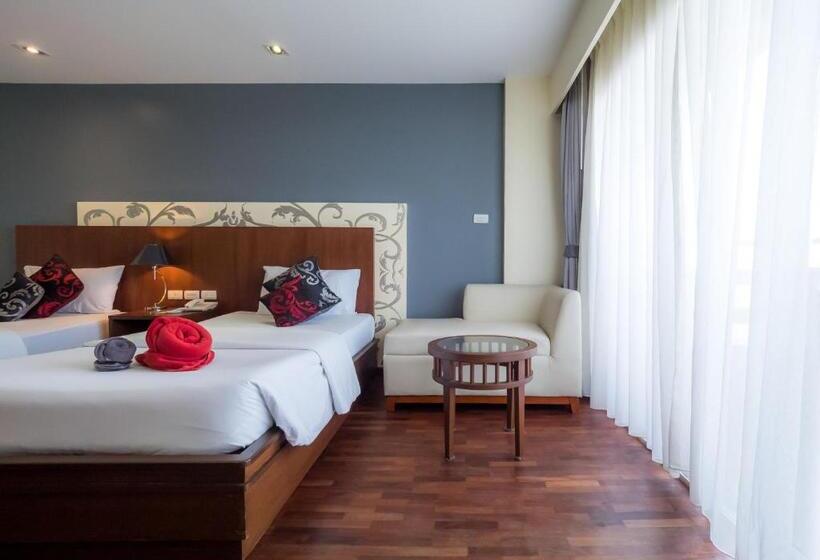 Quarto Deluxe Vista Mar, Grand Jomtien Palace Hotel   Sha Extra Plus