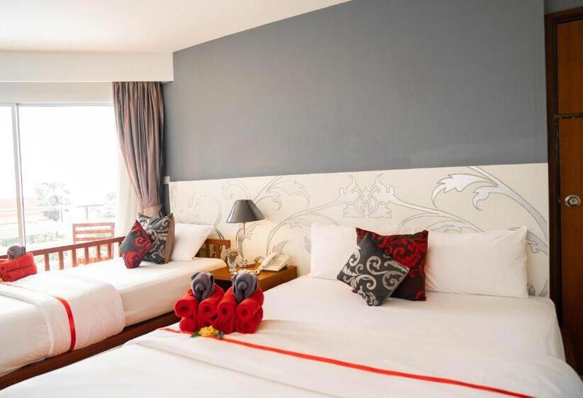 Triplo Superior Vista Mar, Grand Jomtien Palace Hotel   Sha Extra Plus