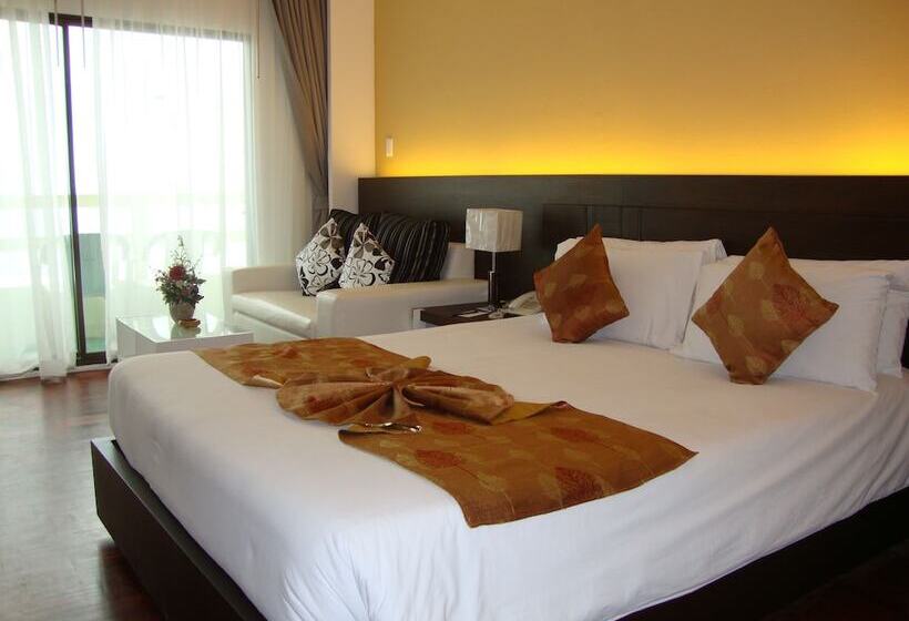 اتاق لوکس با چشمانداز دریا, Grand Jomtien Palace Hotel   Sha Extra Plus