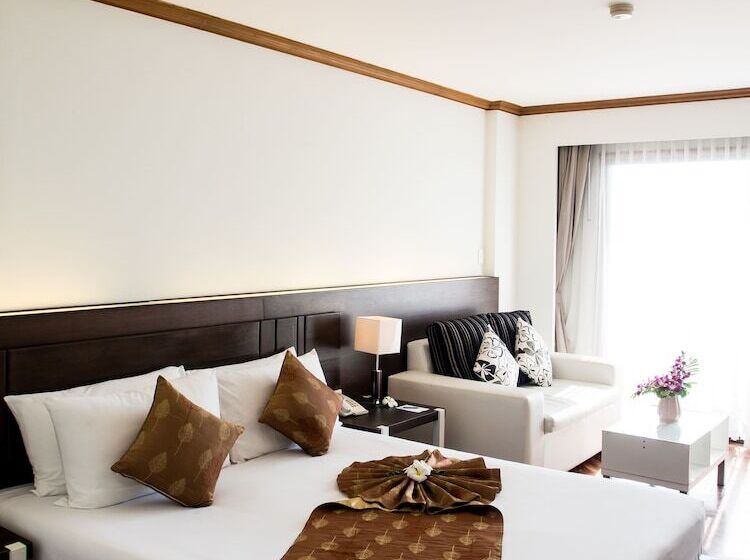 اتاق لوکس با چشمانداز دریا, Grand Jomtien Palace Hotel   Sha Extra Plus