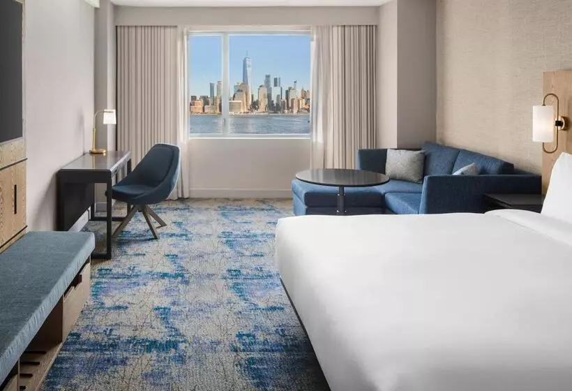 キングサイズベッドのスタンダードルーム, Hyatt Regency Jersey City on the Hudson