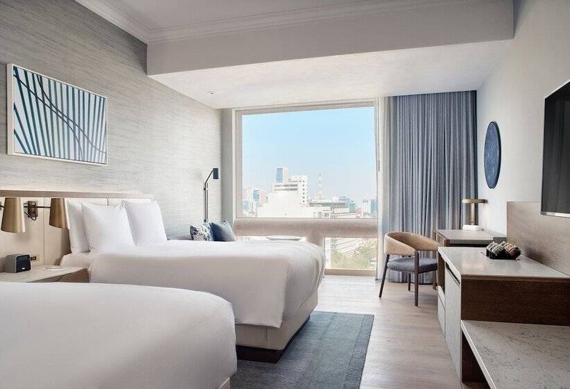 ２ダブルベッドのスタンダードルーム, Jw Marriott Hotel Mexico City Polanco