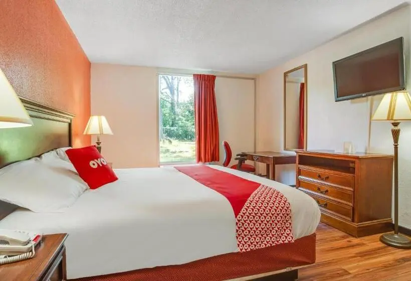 キングサイズベッドのスタンダードルーム, Oyo Hotel Mona Lake Muskegon