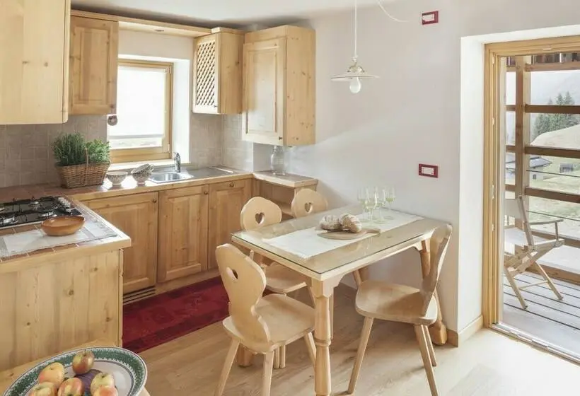 １ベッドルームアパートメント, Albergo Diffuso Sauris In Lateis