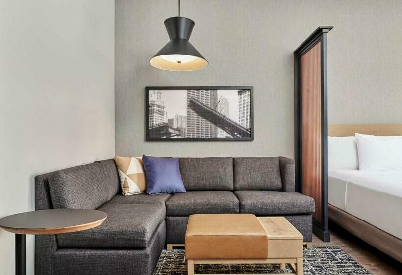 غرفة قياسية بالطابق العلوى, Hyatt Place Chicago Medical/university District
