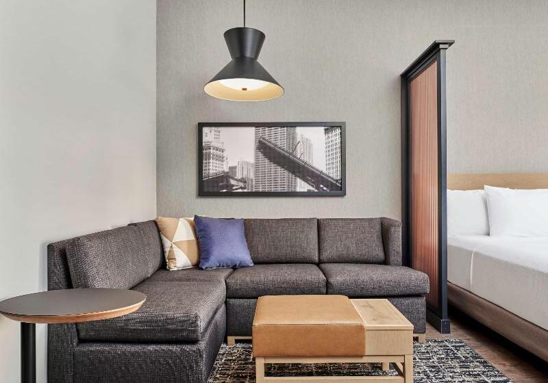 غرفة قياسية سرير كينج, Hyatt Place Chicago Medical/university District