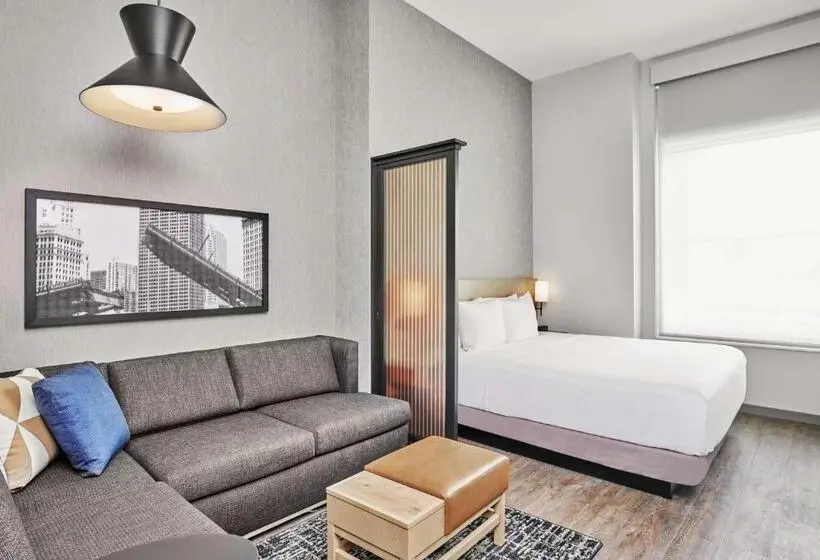 身障者適用キングサイズベッドルーム, Hyatt Place Chicago Medical/university District