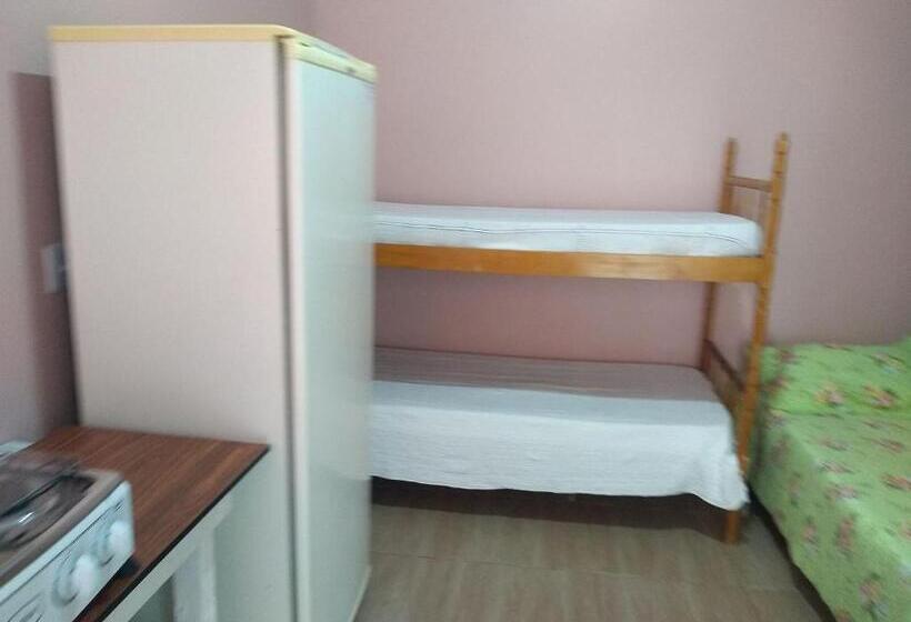 شقة غرفة واحدة, Quarto Com Cozinha E Churasqueira Individual