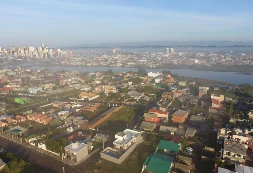 شقة غرفة واحدة, Quarto Com Cozinha E Churasqueira Individual