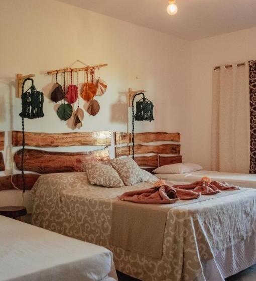 غرفة قياسية رباعية, Pousada Paraíso Do Vento