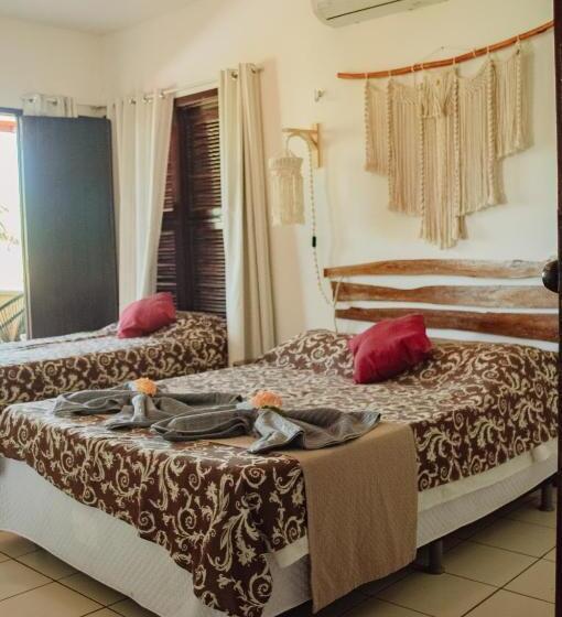 غرفة قياسية رباعية, Pousada Paraíso Do Vento