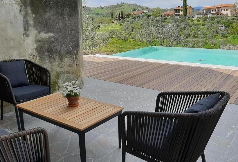 آپارتمان 1 خوابه با چشمانداز استخر, Dvor Vipolže