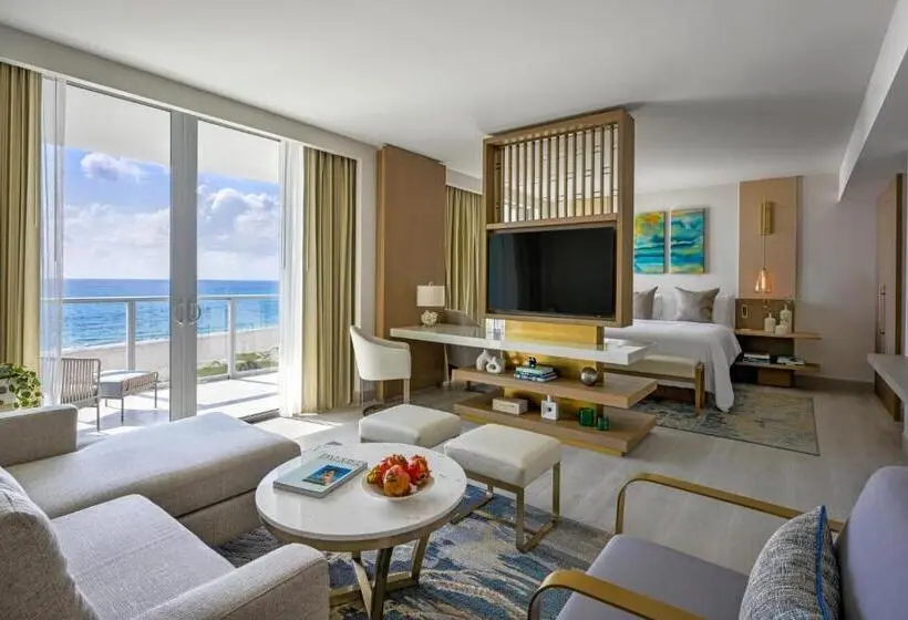キングサイズベッドのジュニアスイート, Amrit Ocean Resort & Residences Singer Island