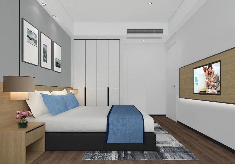 2 Yatak Odalı Delüks Süit, Citadines Xingsha Changsha