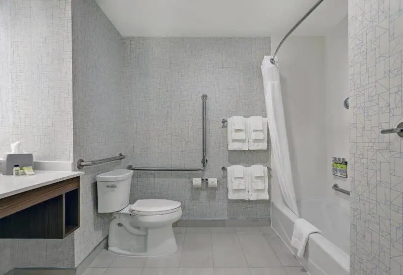 身障者適用クイーンサイズベッドルーム, Holiday Inn Express & Suites   Port Elgin