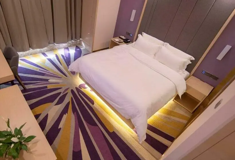 キングサイズベッドのデラックスルーム, Lavande Hotel Bazhong Fortune Center