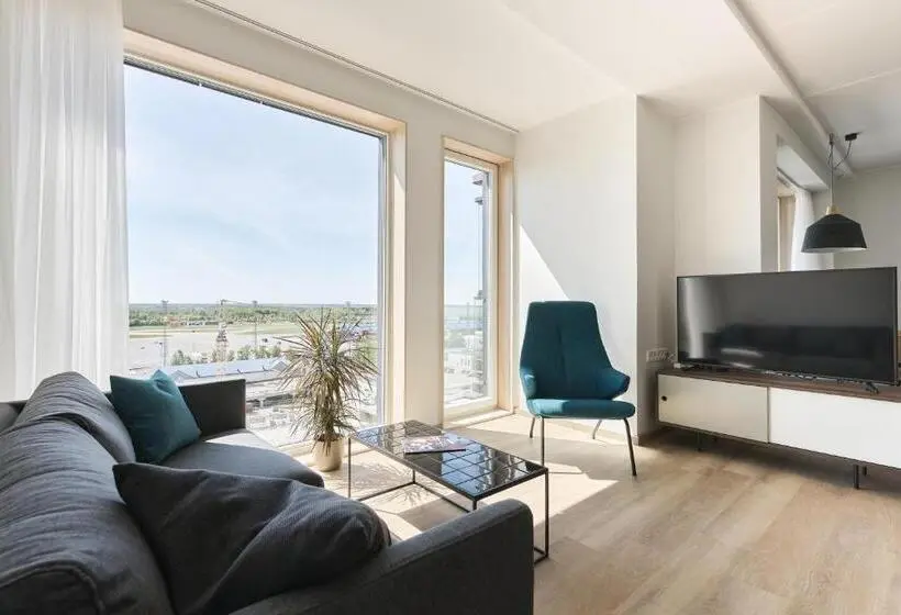 آپارتمان 1 خوابه با بالکن, ülemiste City Residences
