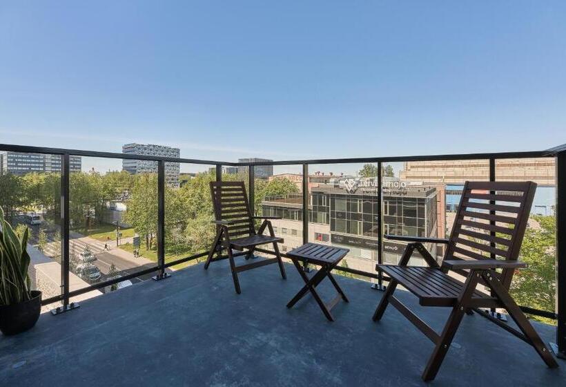 آپارتمان 1 خوابه با بالکن, ülemiste City Residences