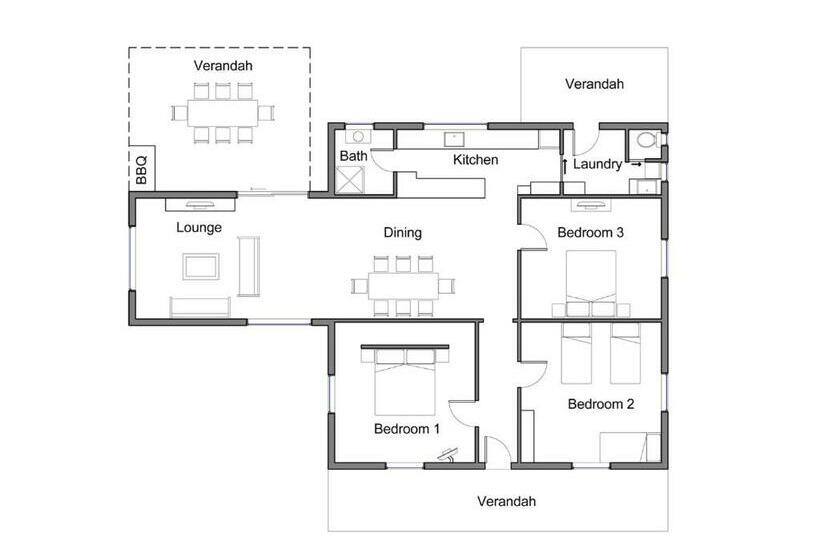 침실 3개 주택, Jack S House B&b Clare