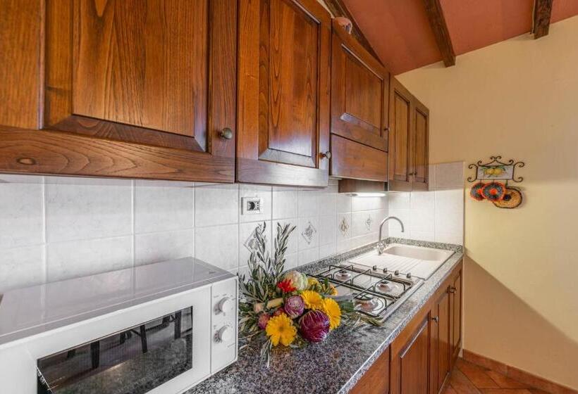 דירת חדר עם טרסה, Podere Casanova