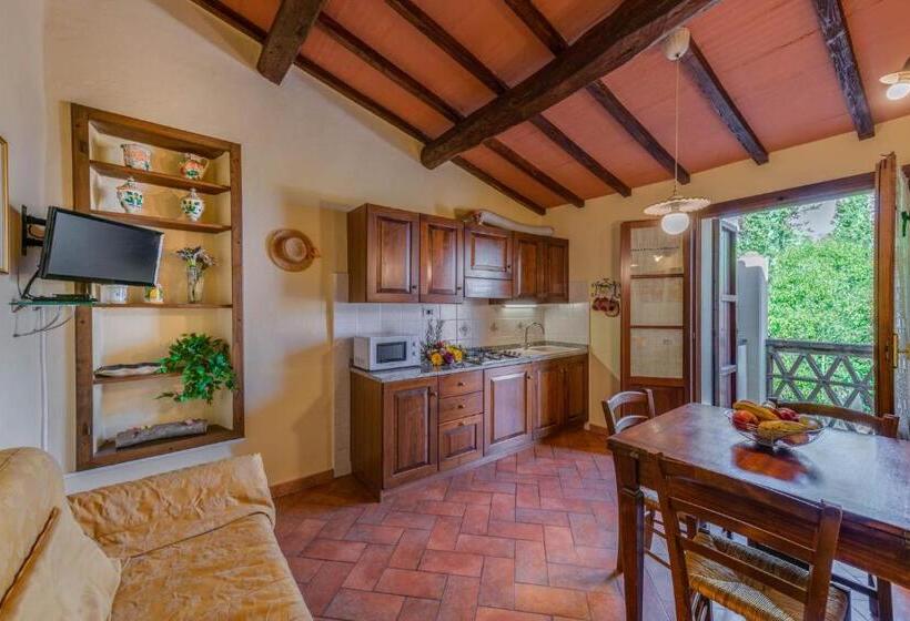 Апартаменты 1 Спальня с Террасой, Podere Casanova