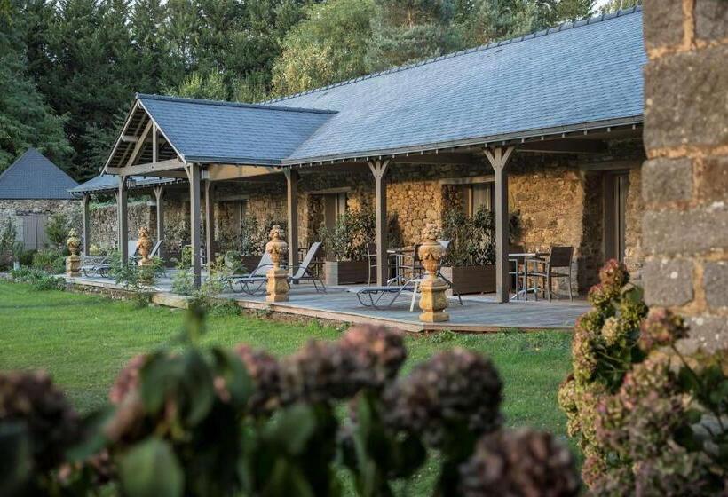 חדר נוחות נוף לבריכה, Hôtel De L Abbaye Le Tronchet Saint Malo