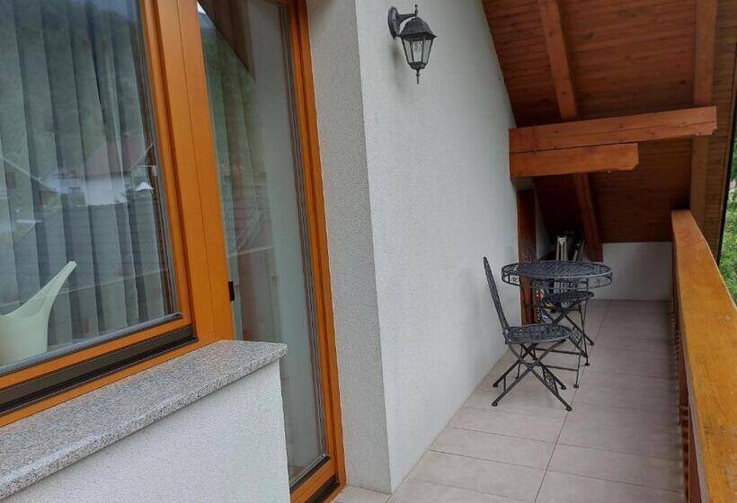 Standard Room with Balcony, Apartments And Rooms Martuljk