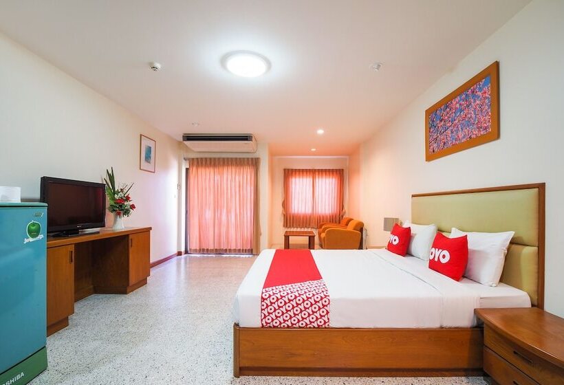 غرفة ديلوكس, Oyo 917 Pk Residence Pattaya