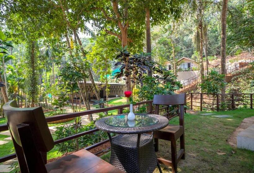سوییت با چشم‌انداز باغ, Stone Wood Nature Resort, Gokarna