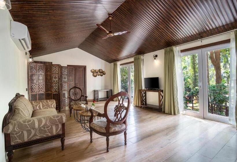 سوییت با چشمانداز باغ, Stone Wood Nature Resort, Gokarna