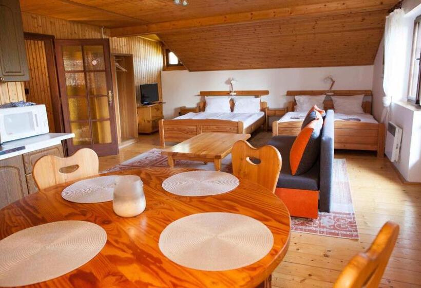 اتاق استاندارد چهار تخته, Penzion U Dvou Skal