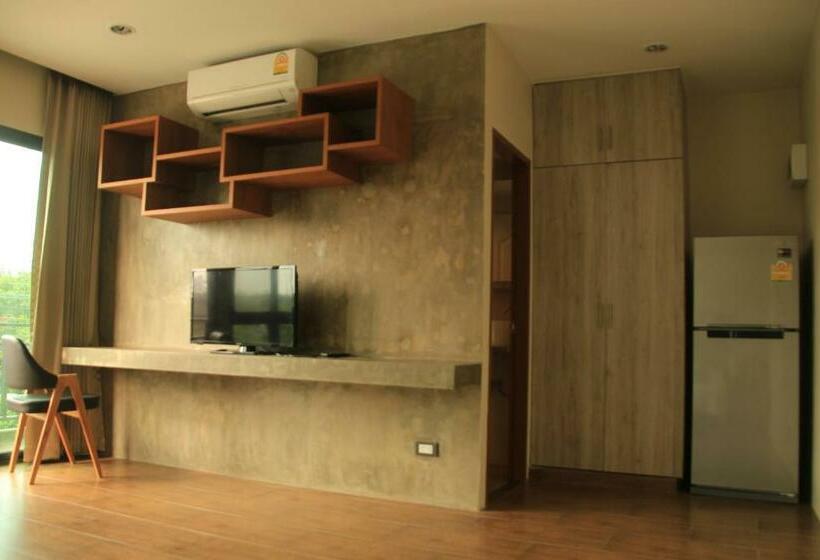 标准间带阳台, The Residence Thepkanjana