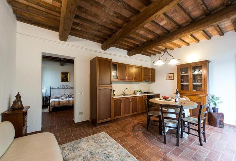 شقة غرفة واحدة مزودة بتراس, Agriturismo I Moricci