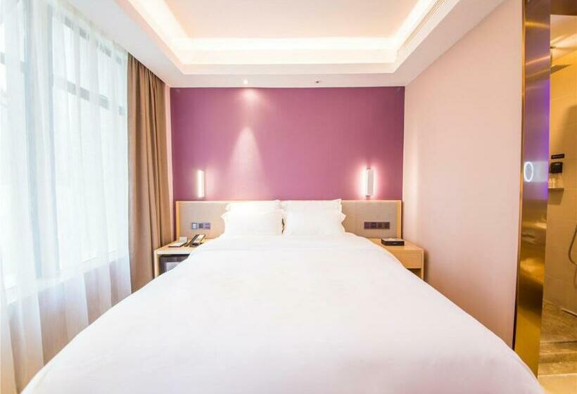 キングサイズベッドのデラックスルーム, Lavande Hotel Heyuan Heping Baisheng Square