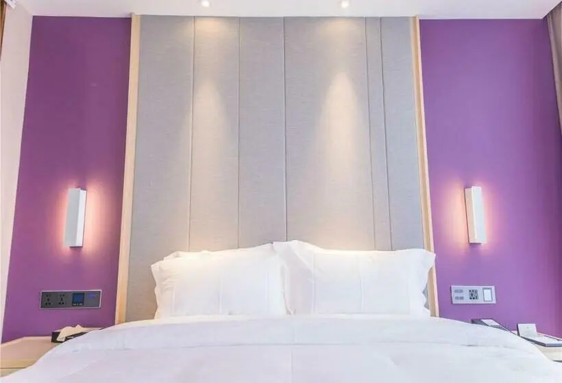 キングサイズベッドのデラックスルーム, Lavande Hotel Heyuan Heping Baisheng Square