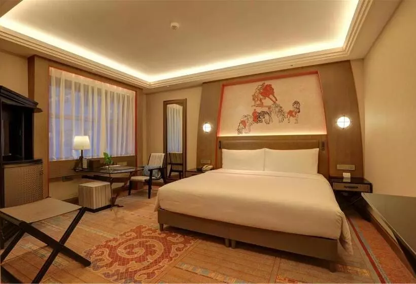 キングサイズベッドのスーペリアルーム, Chengdu Tibetan Hotel Free Welcome Tibetan Tea