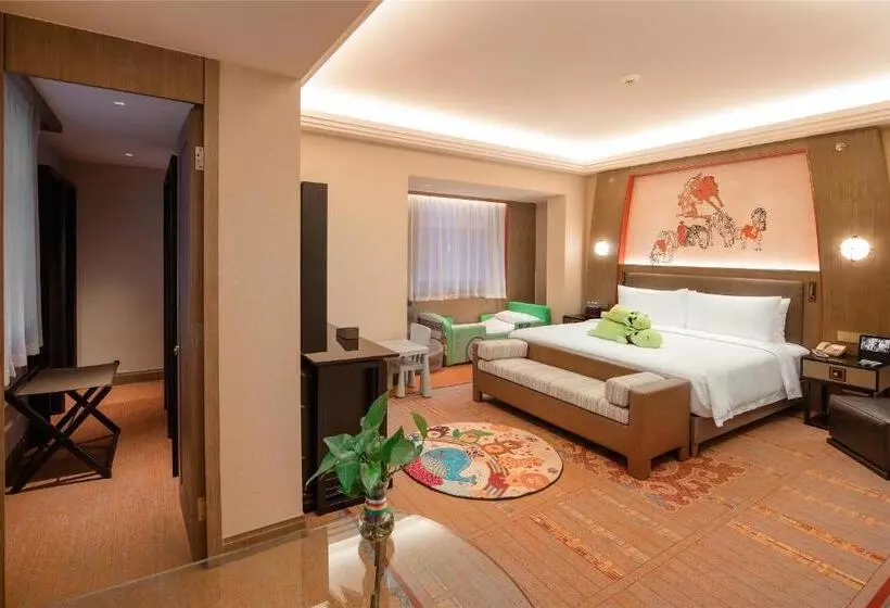 デラックスファミリールーム, Chengdu Tibetan Hotel Free Welcome Tibetan Tea