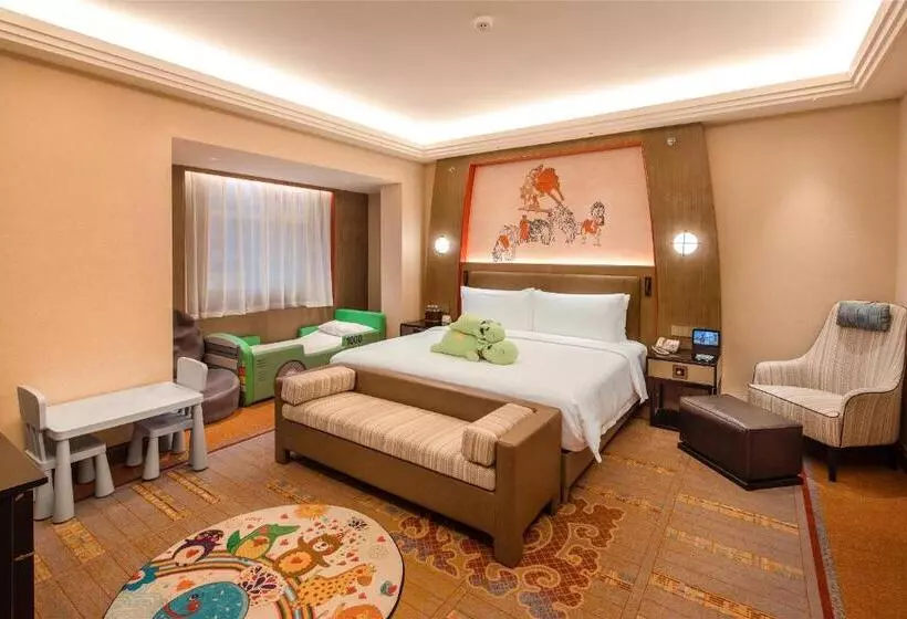 デラックスファミリールーム, Chengdu Tibetan Hotel Free Welcome Tibetan Tea