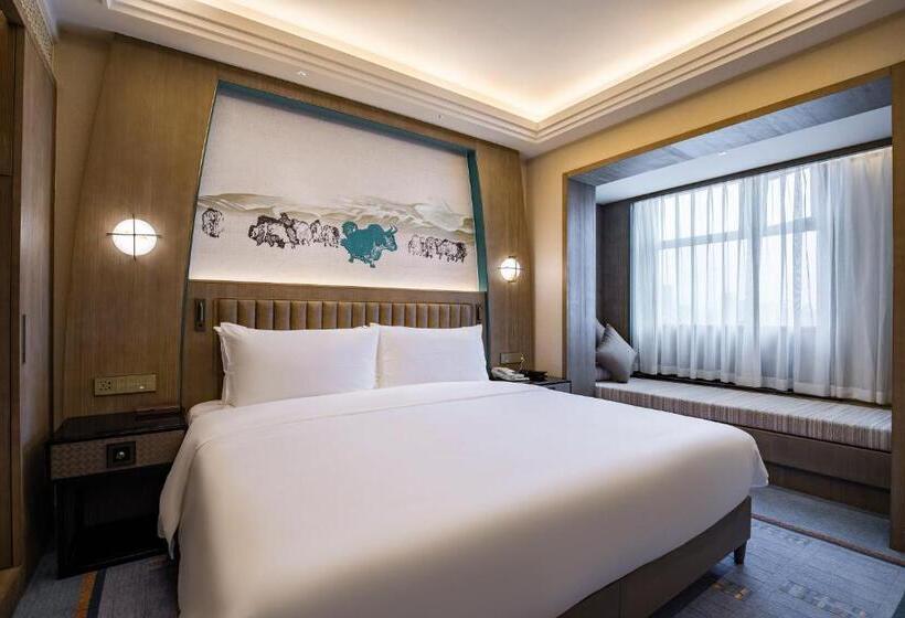 Люкс Повышенной Комфортности, Chengdu Tibetan Hotel Free Welcome Tibetan Tea