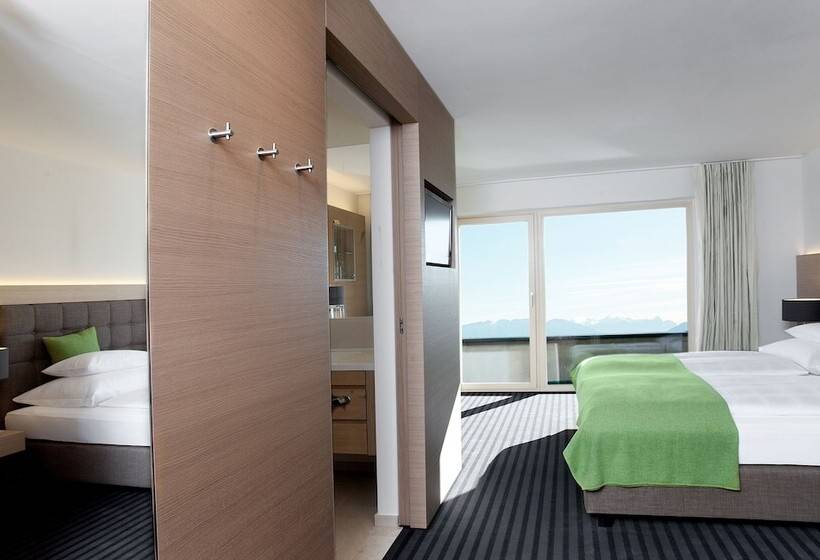 غرفة ديلوكس مطلة على الجبل, Restaurant Ammerhauser