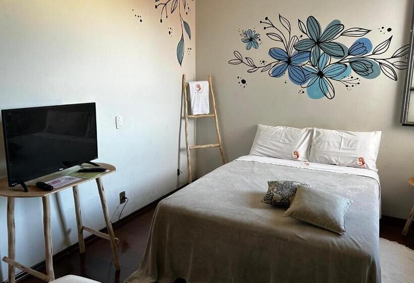 Dreibettzimmer Standard Badezimmer außerhalb des Zimmers, Naturaleza   Pousada & Centro Holístico