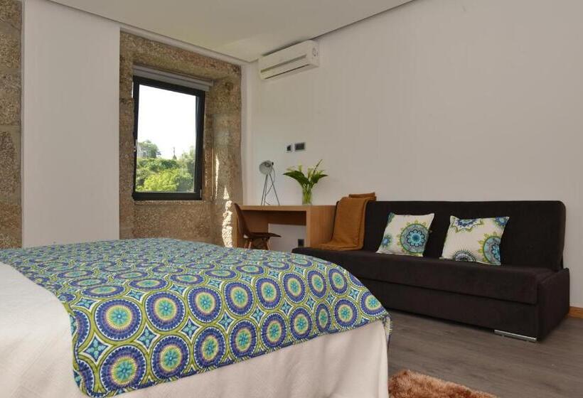 带1个卧室带花园景观的公寓, Quinta Do Eido