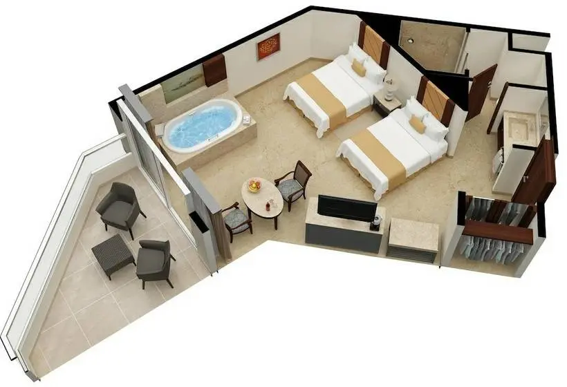 オーシャンビュースーペリアールーム, Moon Palace Nizuc  All Inclusive