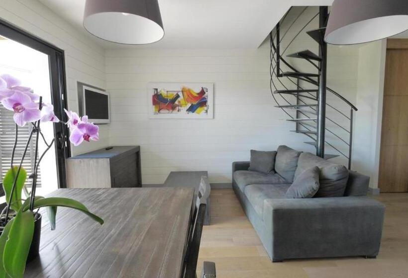 庭の見える１ベッドルームアパートメント, Villa Mané Lann Maison D Hôtes & Spa