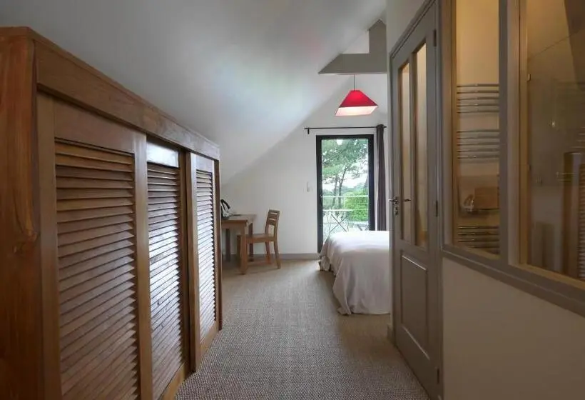 اتاق استاندارد با چشم‌انداز استخر, Villa Mané Lann Maison D Hôtes & Spa
